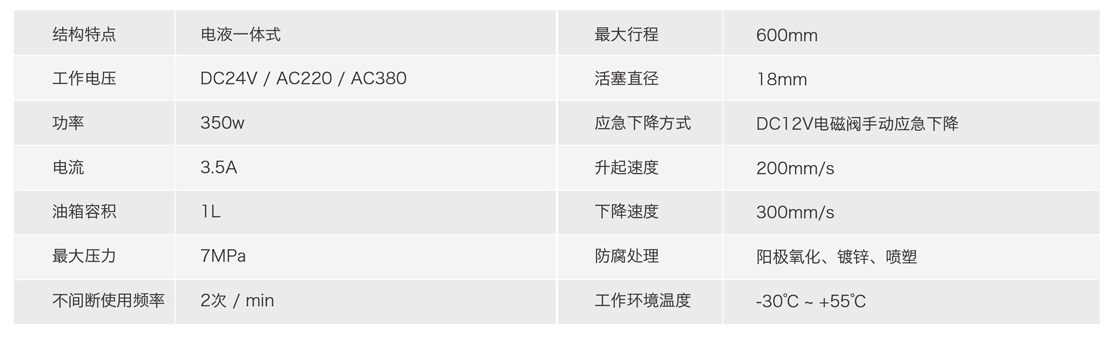 升降柱